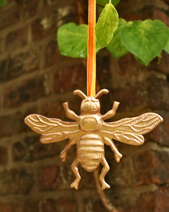 Golden Bee Pressed Decoration