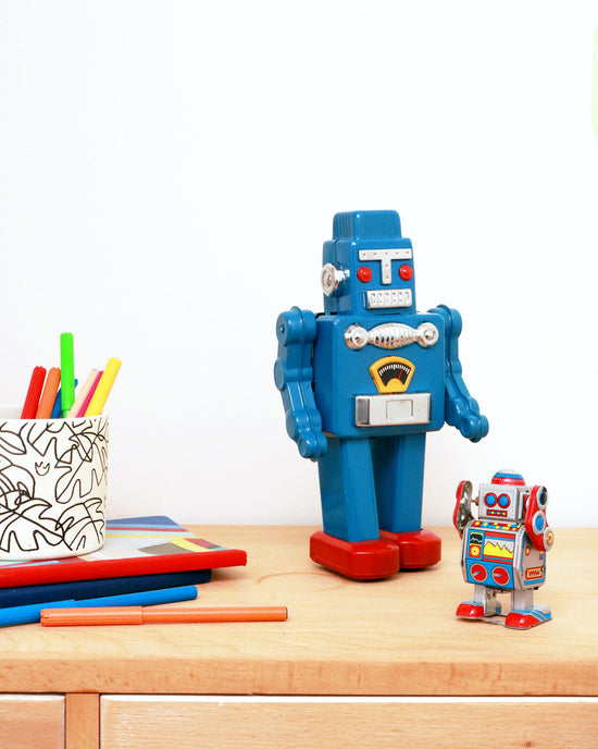Little Colourful Robot Tin Toy