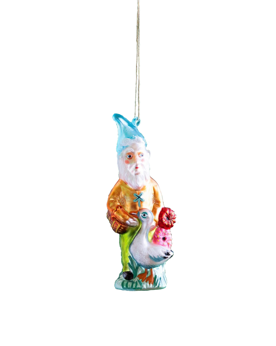 Nathalie Lété Gnome with Duck Ornament