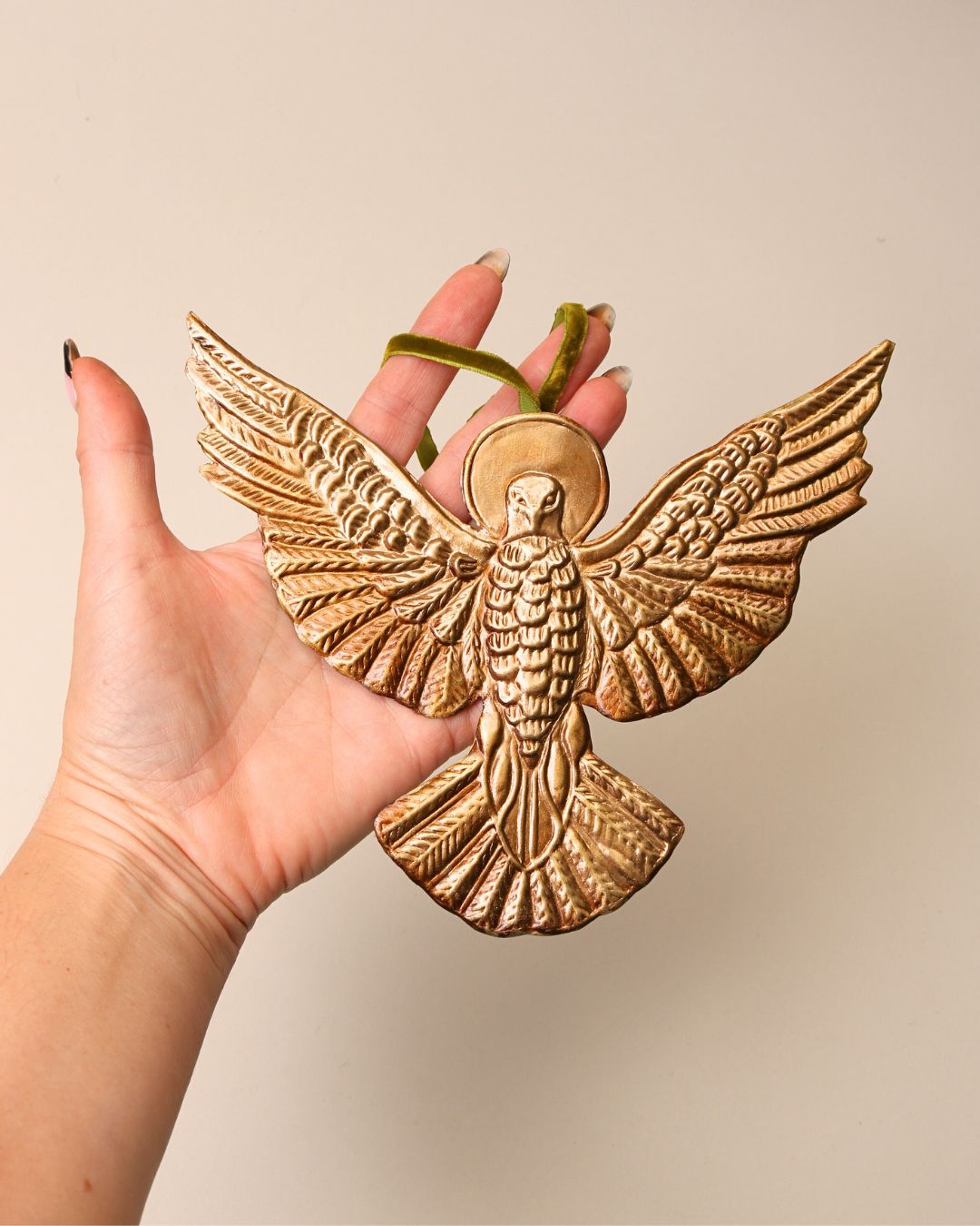 Golden phoenix decoration