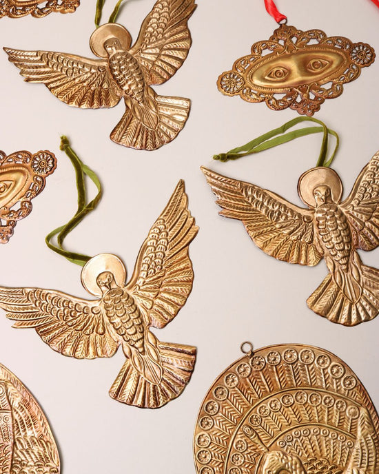 Golden phoenix decoration