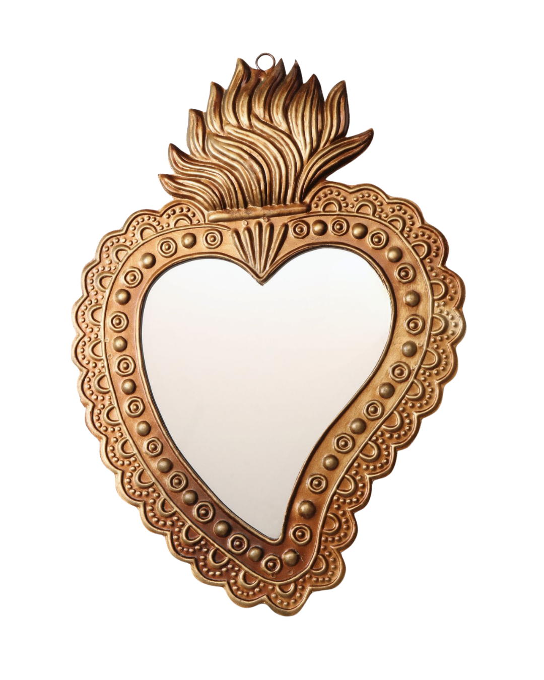 Scallop Heart Mirror