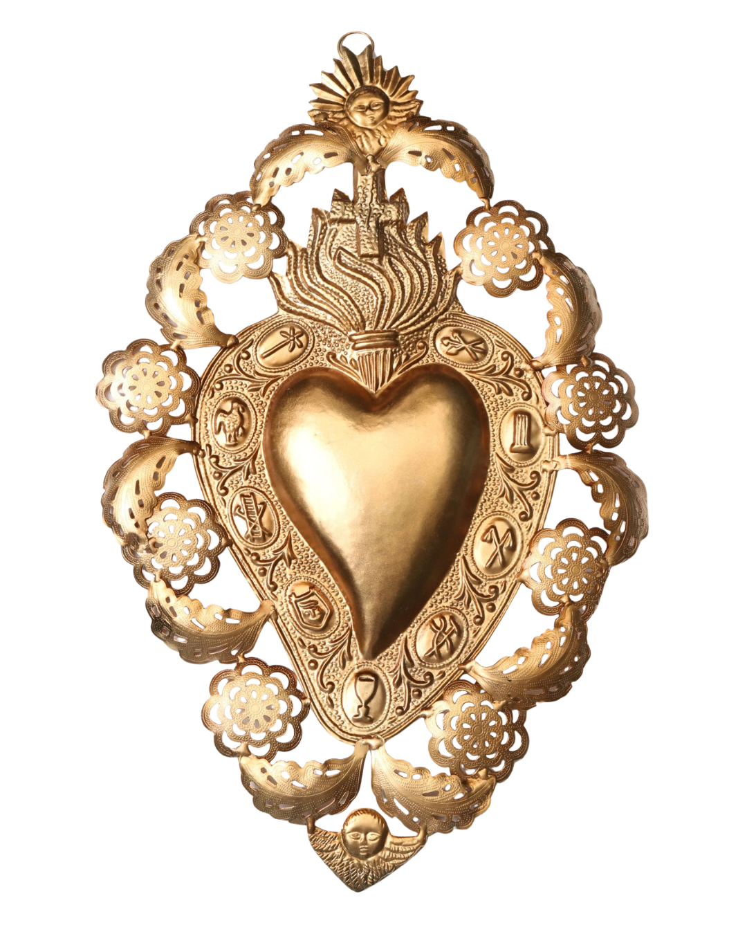 Cherub Filigree heart