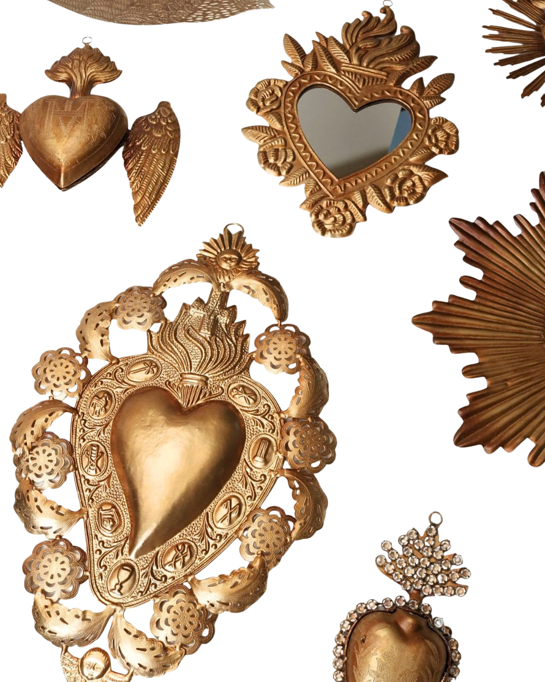 Cherub Filigree heart
