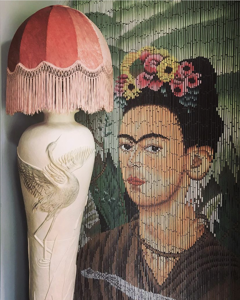 Frida Kahlo Bamboo Curtain