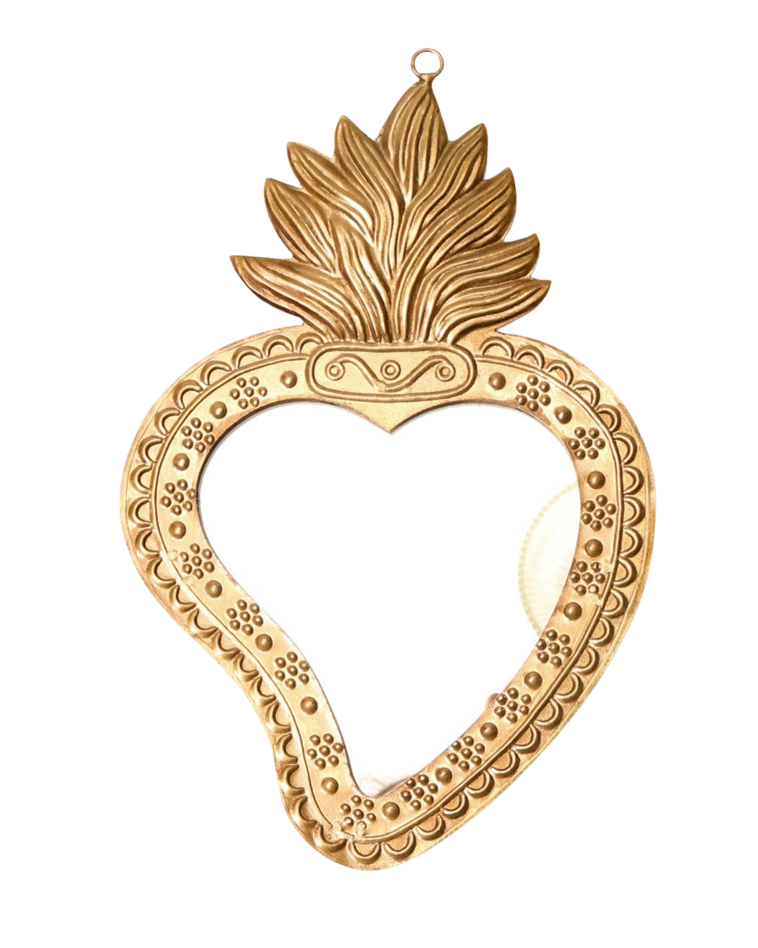 Flaming Heart Mirror