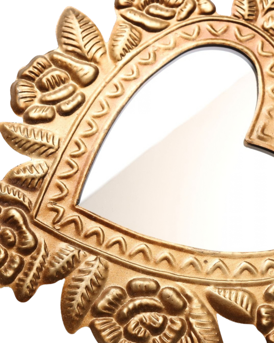 Floral Heart Mirror Small