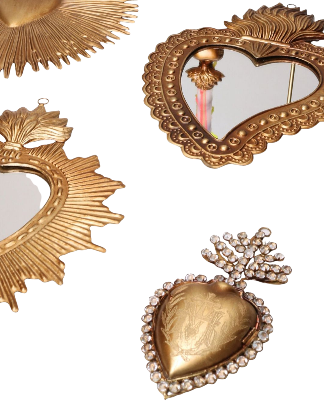 Jewelled Heart Locket