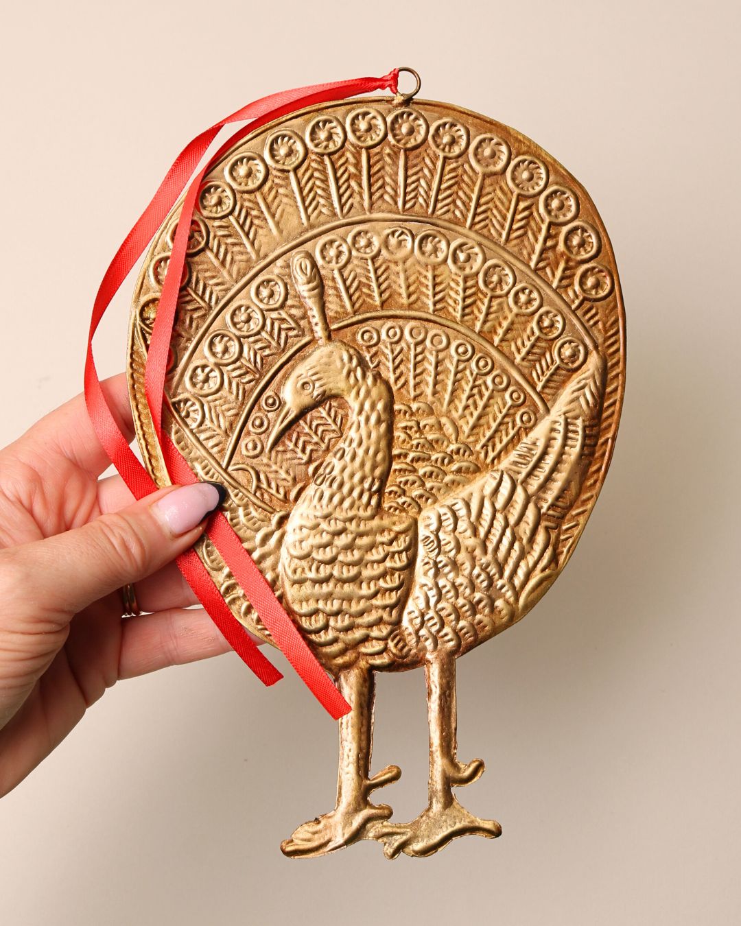 Golden Peacock decoration