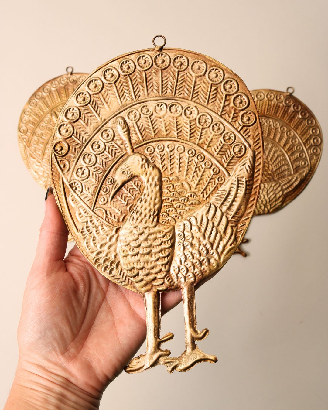 Golden Peacock decoration