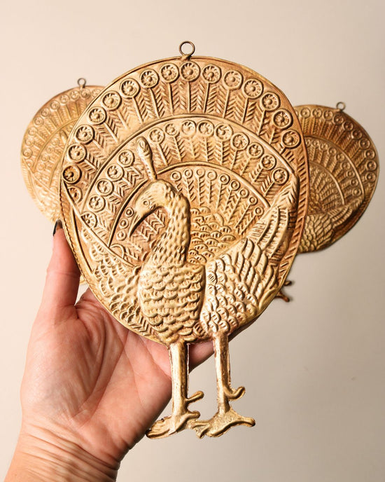 Golden Peacock decoration
