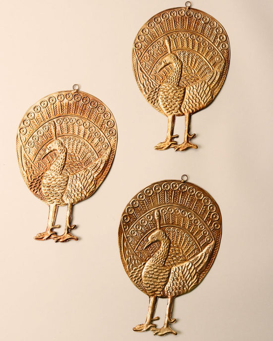 Golden Peacock decoration