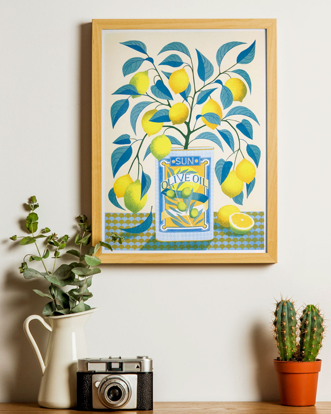 Lemon Tree Risograph print