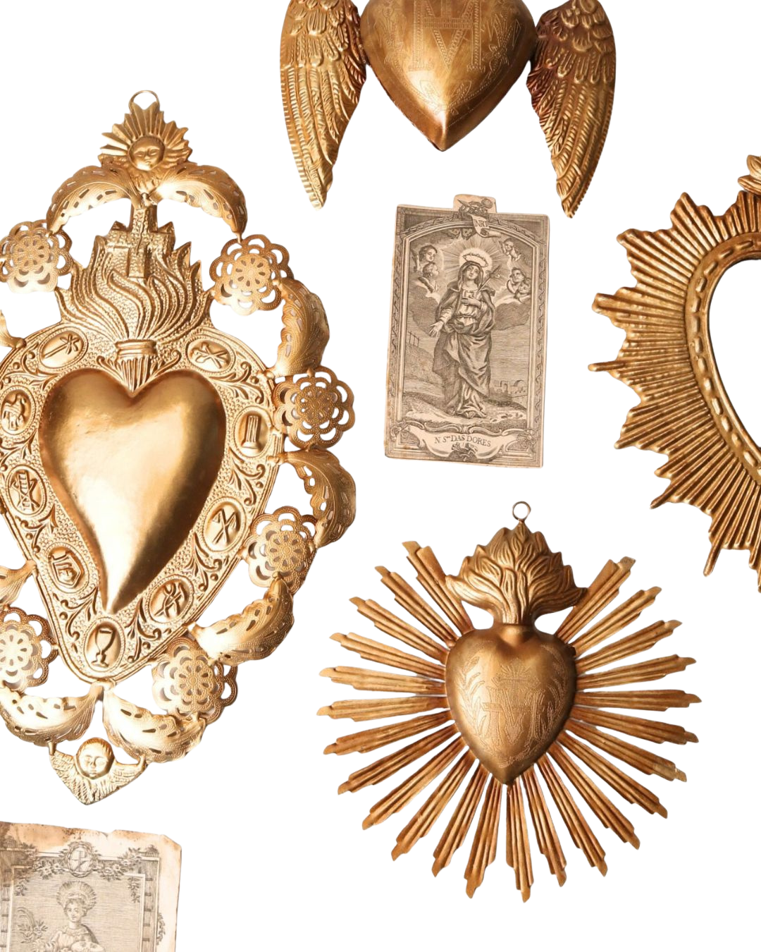 Sunburst Heart Ex Voto