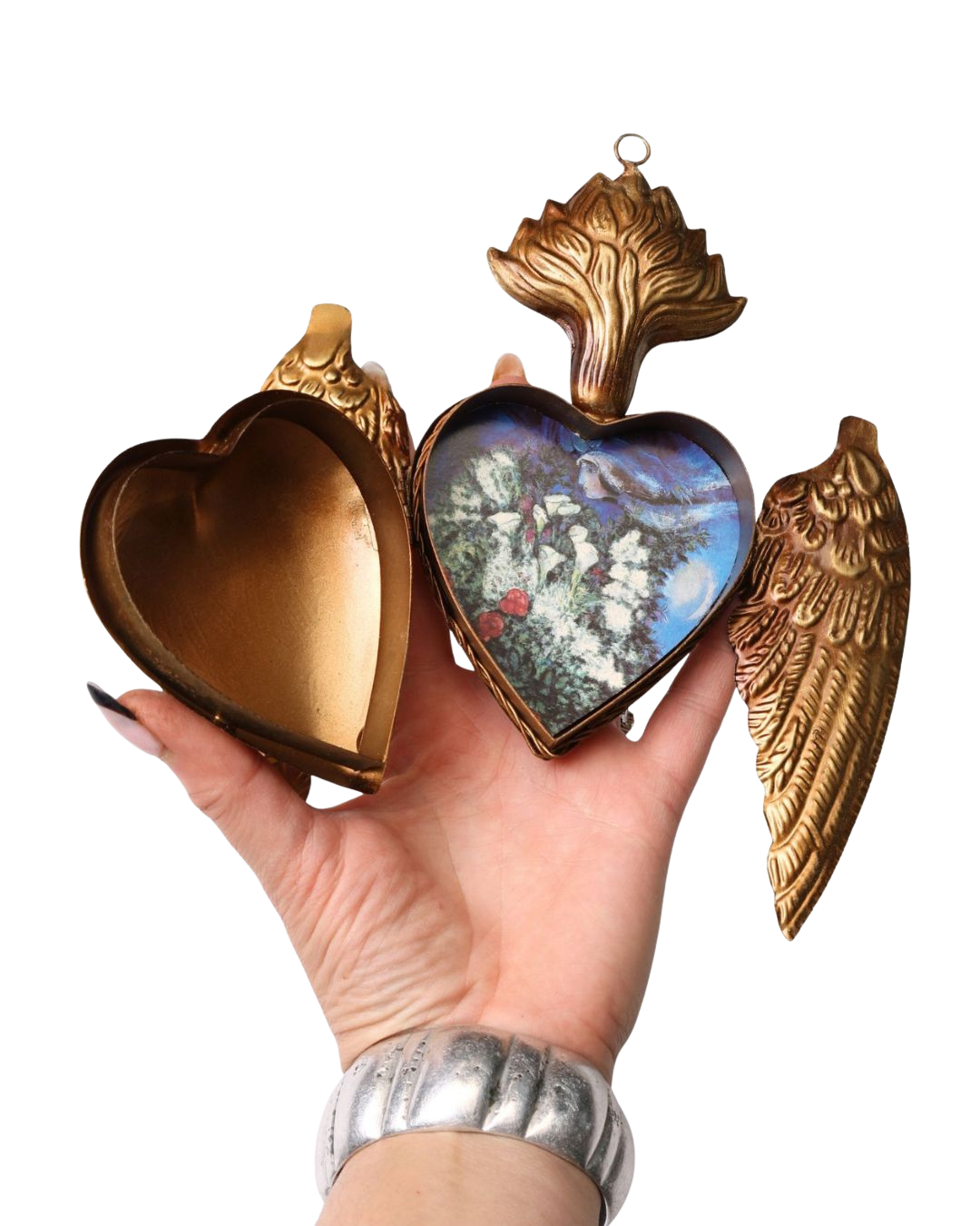 Winged Heart Locket