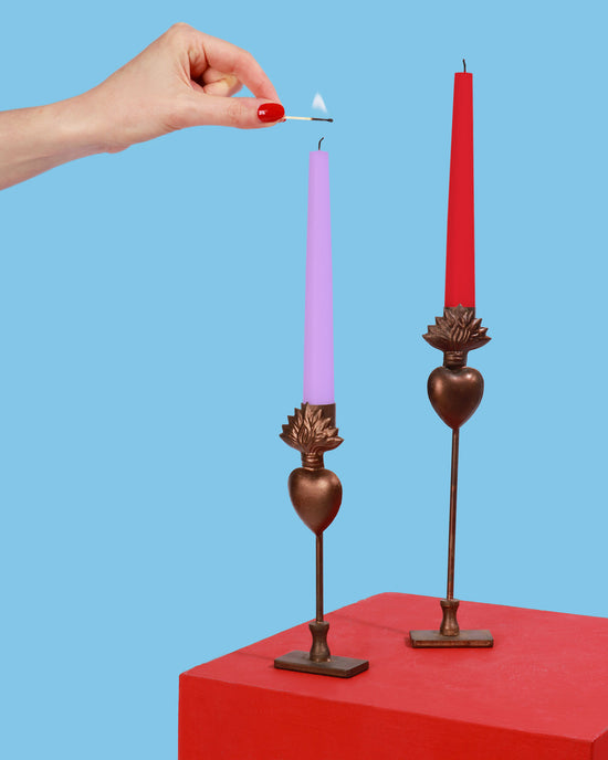 Coeur Sacré Candlesticks, Set of 2