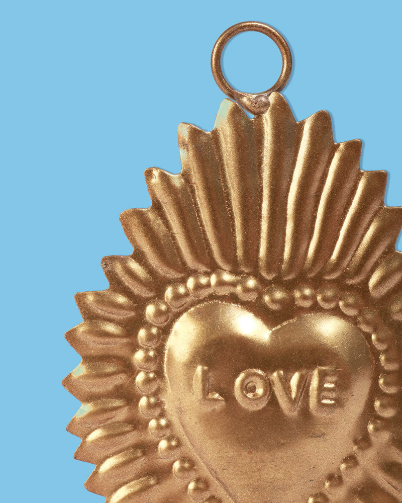 Ex-Voto Love Heart, Gold