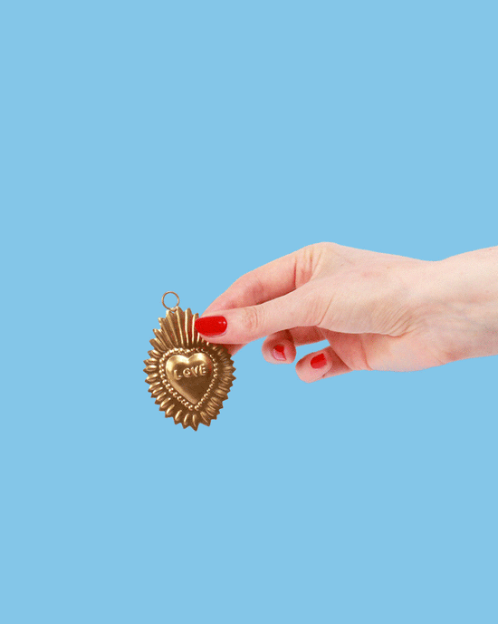 Ex-Voto Love Heart, Gold