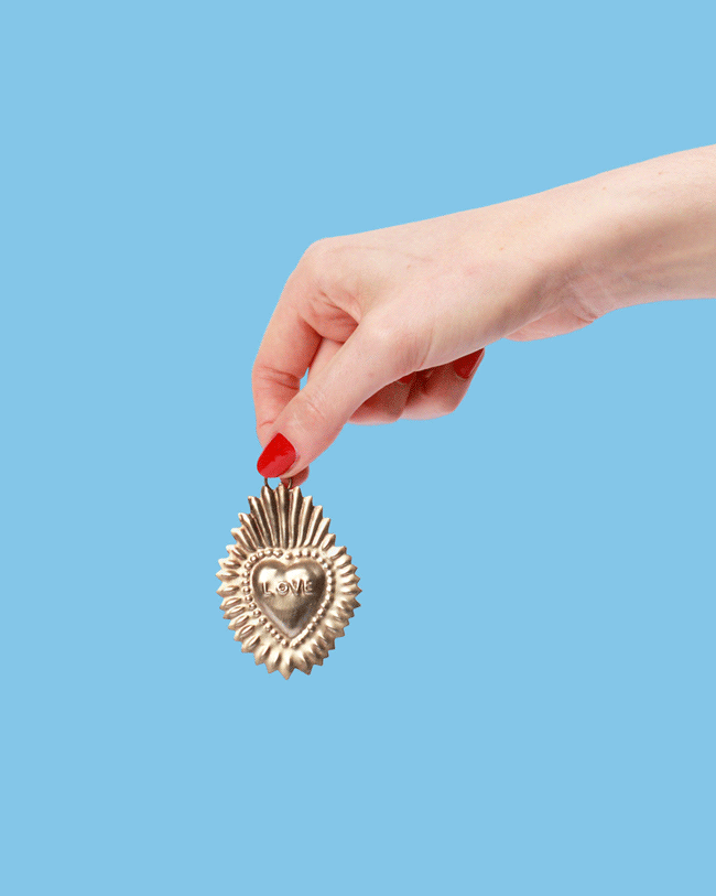 Love Heart Ex voto Decoration