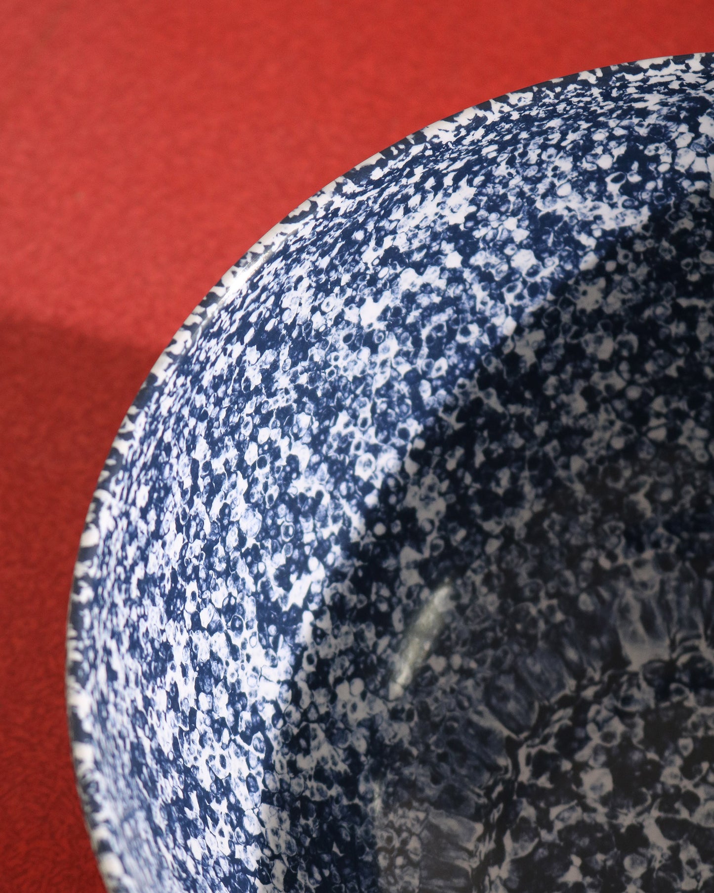 Melamine Bowl, Blue Speckle