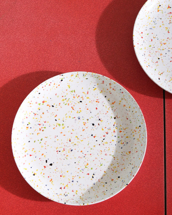 Speckle Melamine Plate, Set Of 2