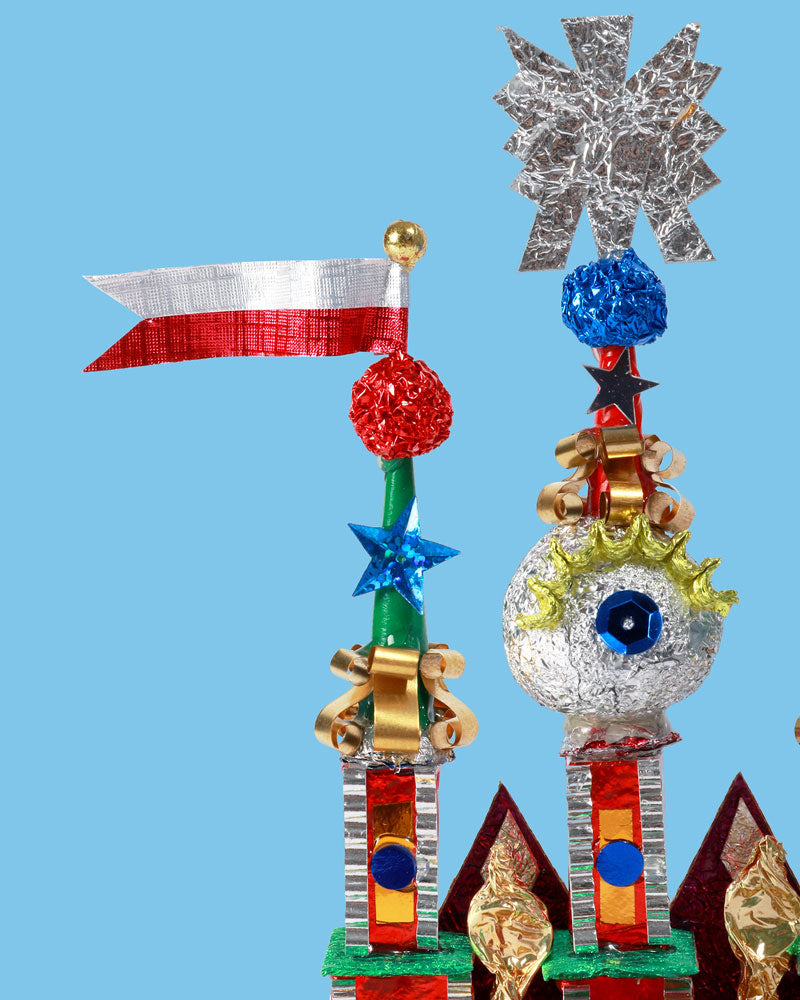 Kraków Foil Nativity Crib