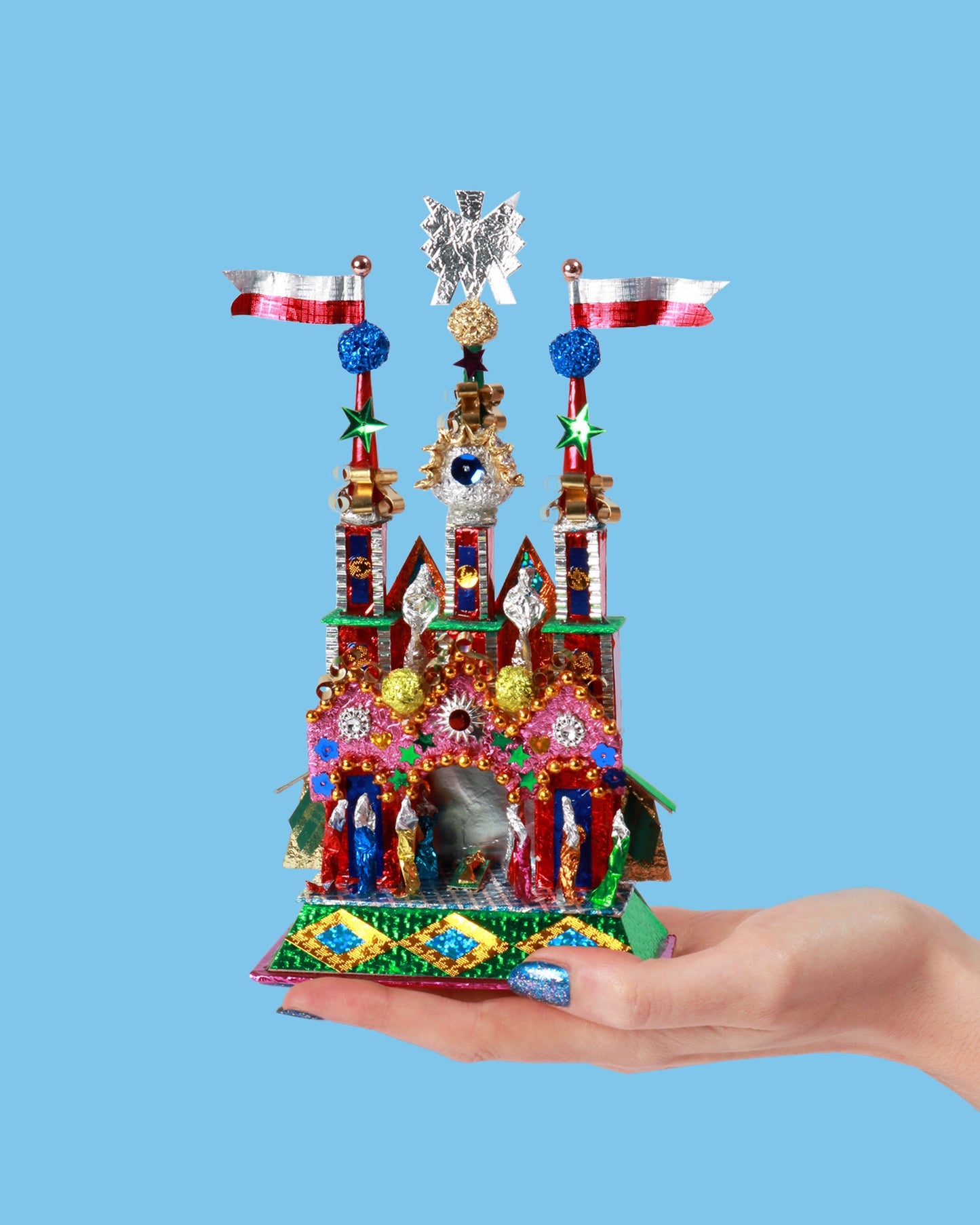 Kraków Foil Nativity Crib