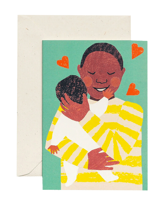 Dad Baby Cuddle Card