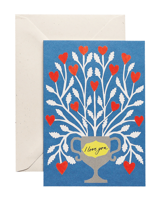I Love You Flowers Card