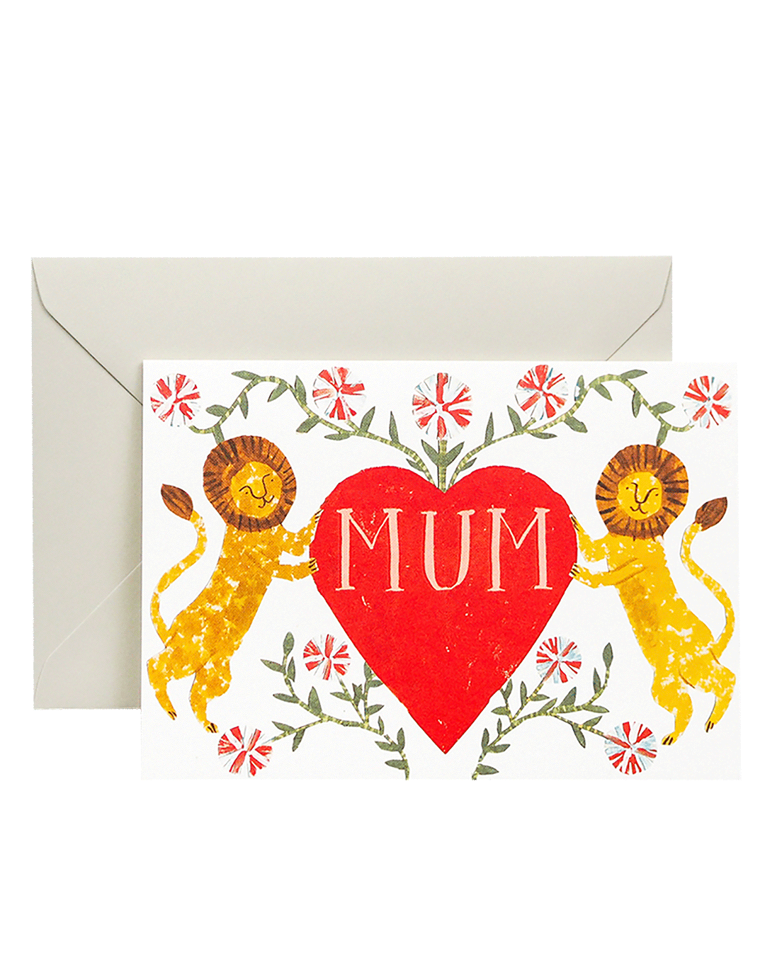 Mum Lion Heart Card