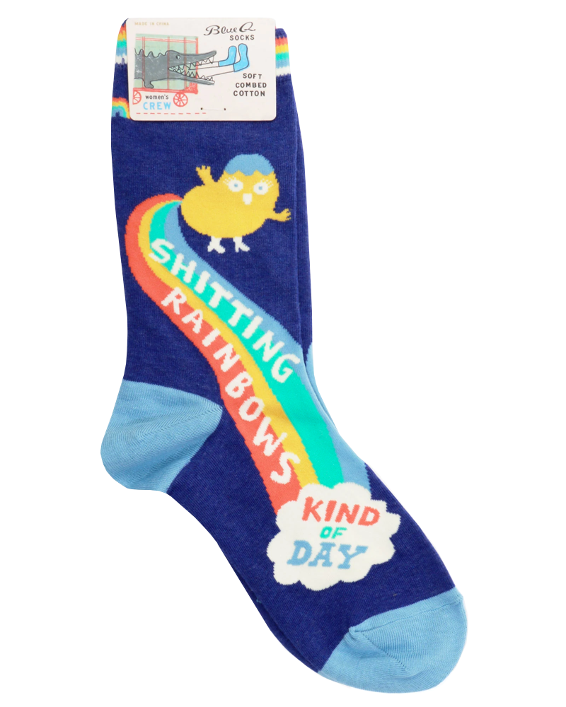 Shitting Rainbows Ankle Socks