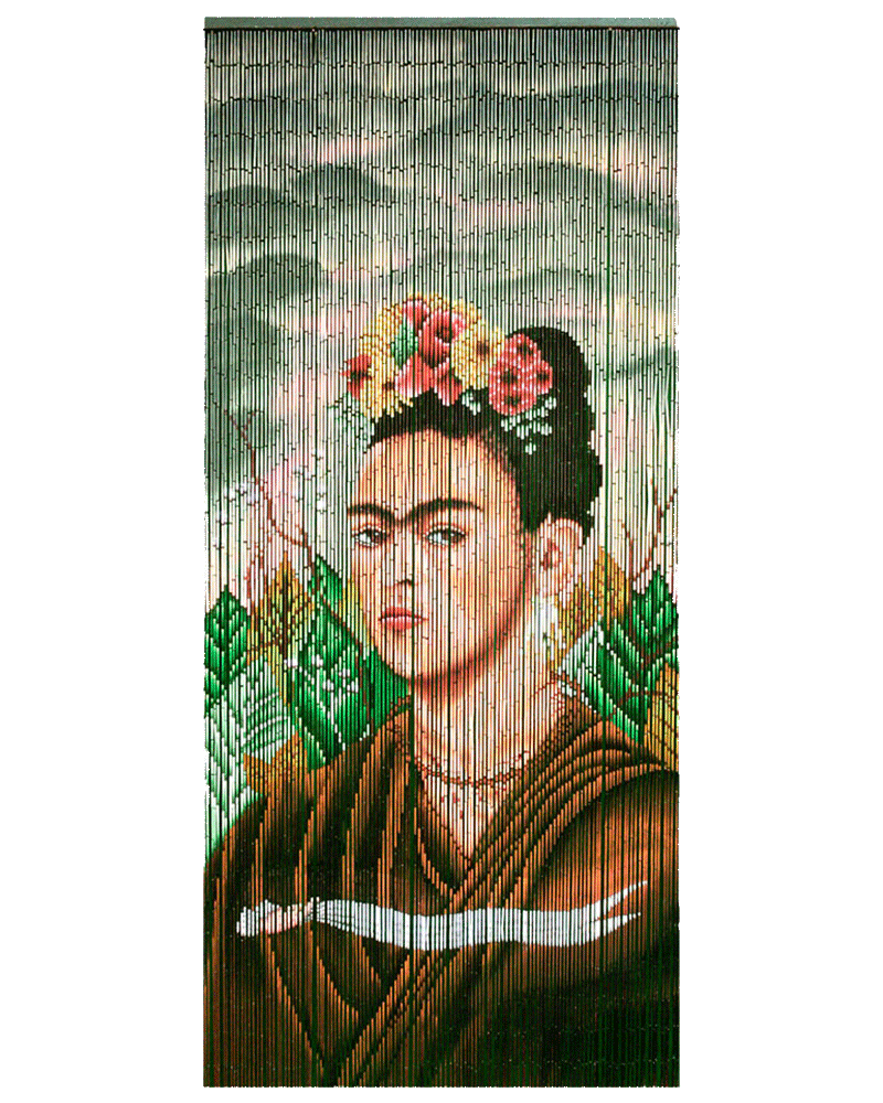 Frida Kahlo Bamboo Curtain