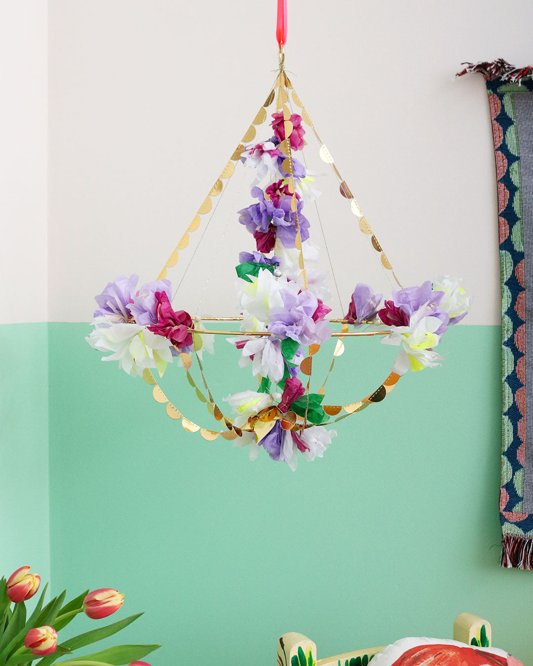 Lilac Blossom Chandelier