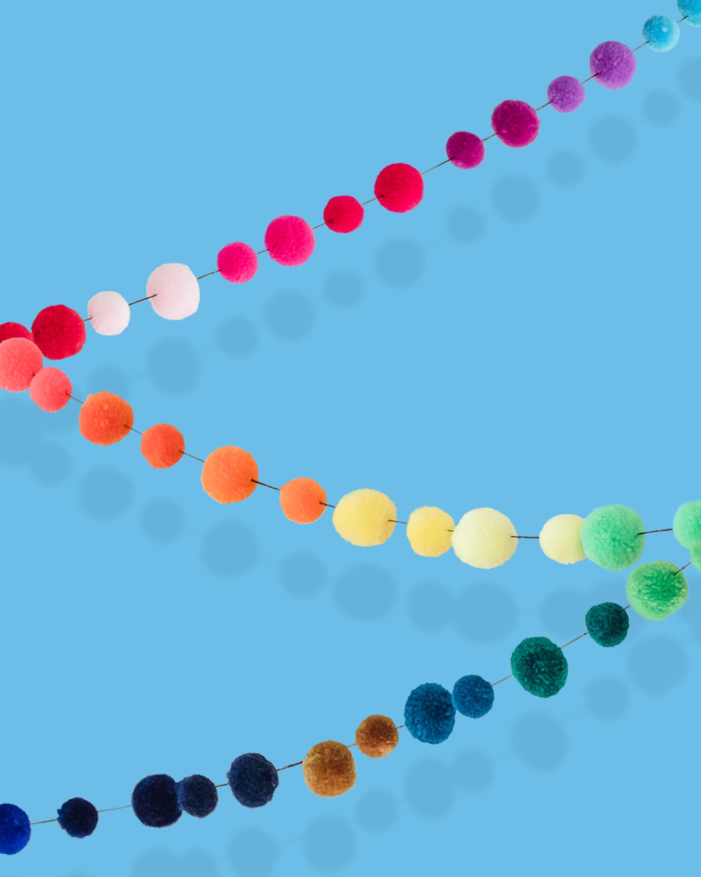 Handmade Pom-pom Garland