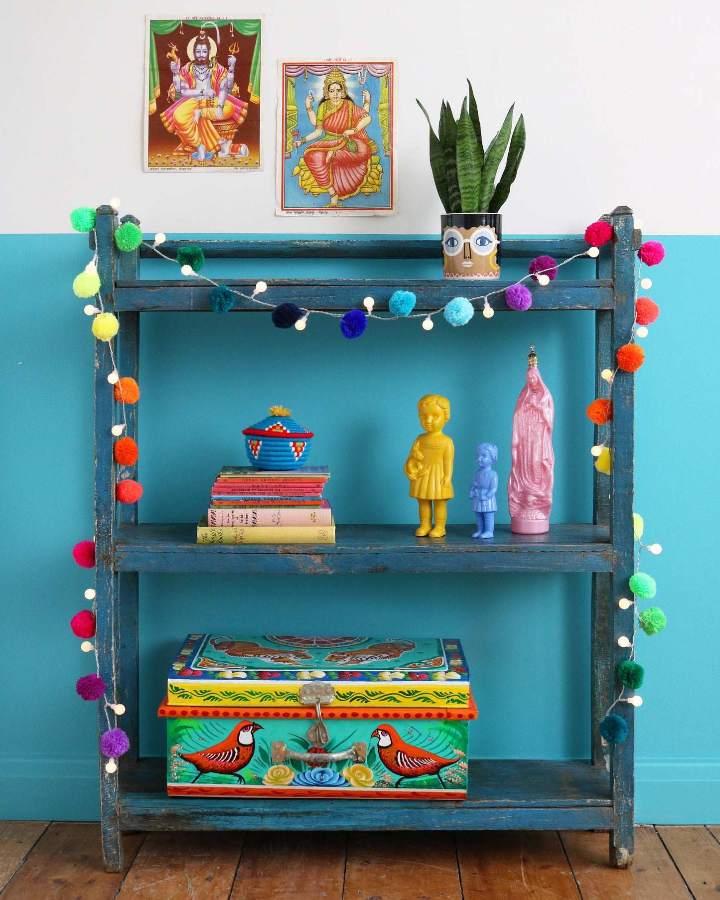 Rainbow Pom-Pom Lights