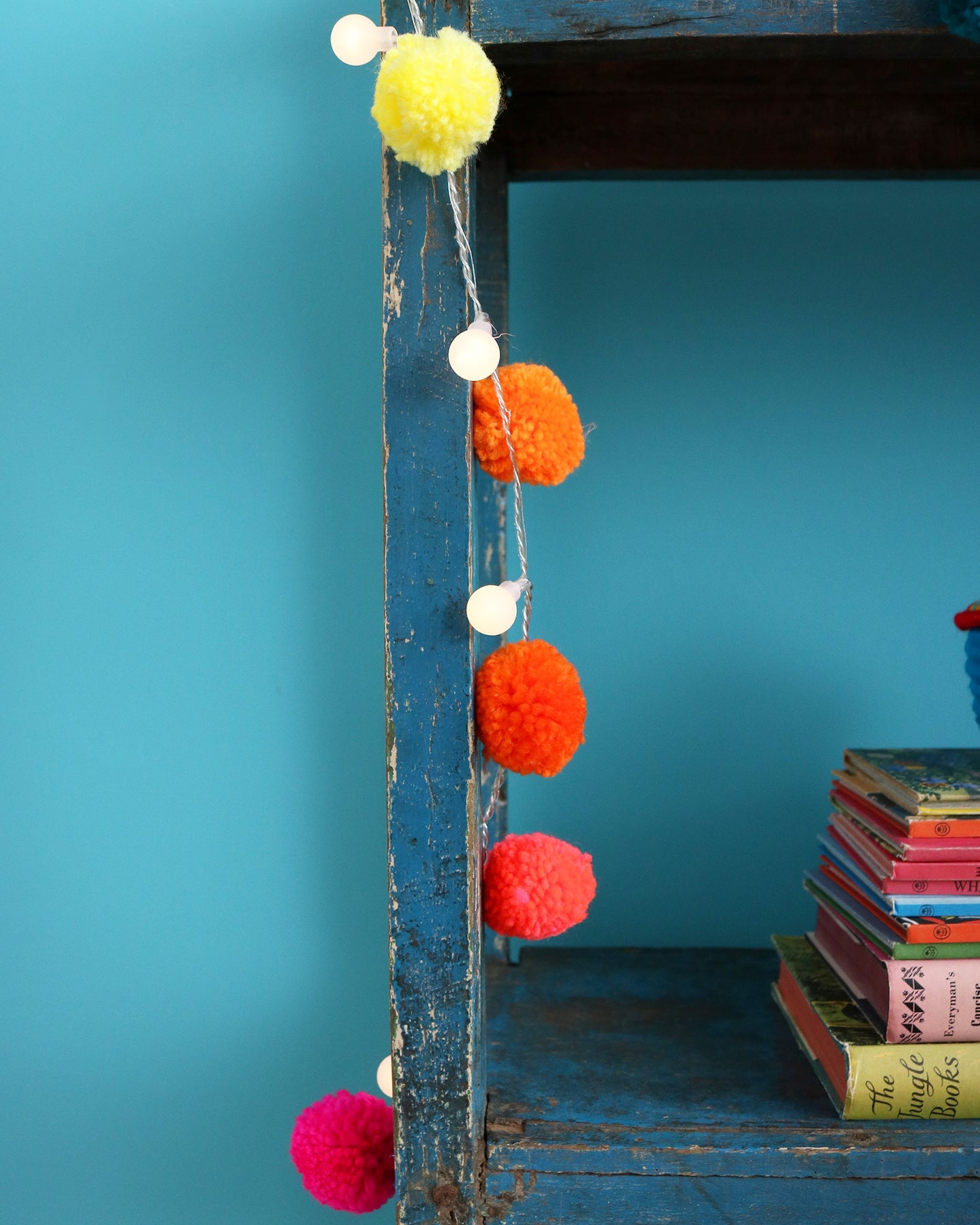 Rainbow Pom-Pom Lights
