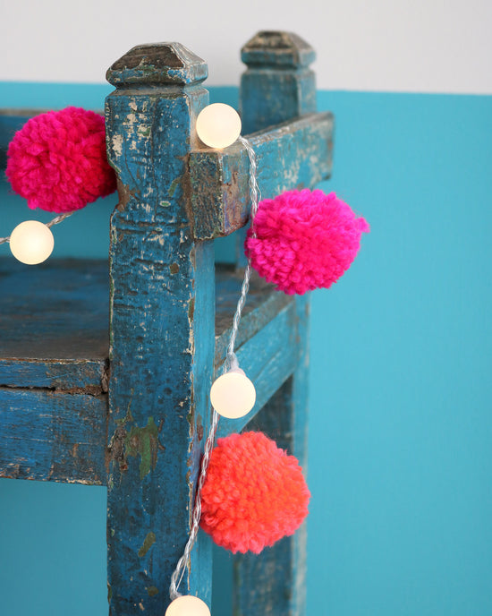 Rainbow Pom-Pom Lights