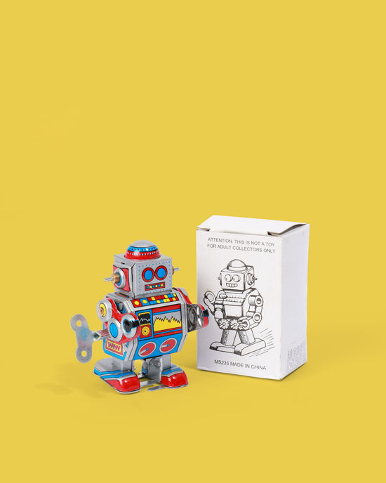Little Colourful Robot Tin Toy