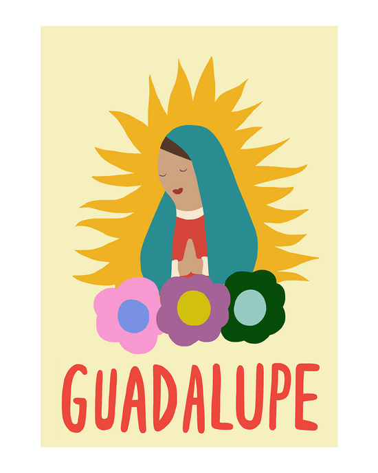 Wolfnoodle X Okla Guadalupe Print