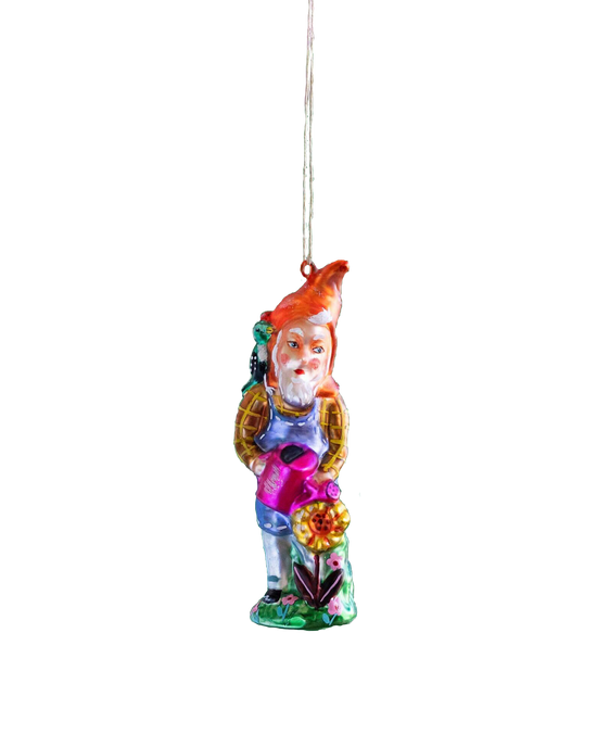 Nathalie Lété Gnome with Watering Can Ornament