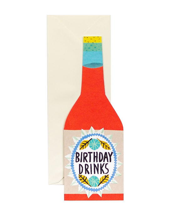 Birthday Drinks Card