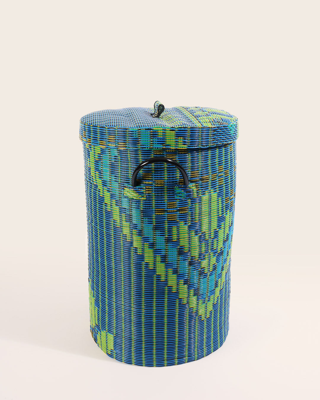Handwoven Basket with Lid, No 1