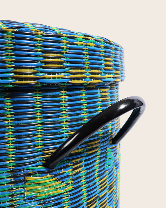 Handwoven Basket with Lid, No 1