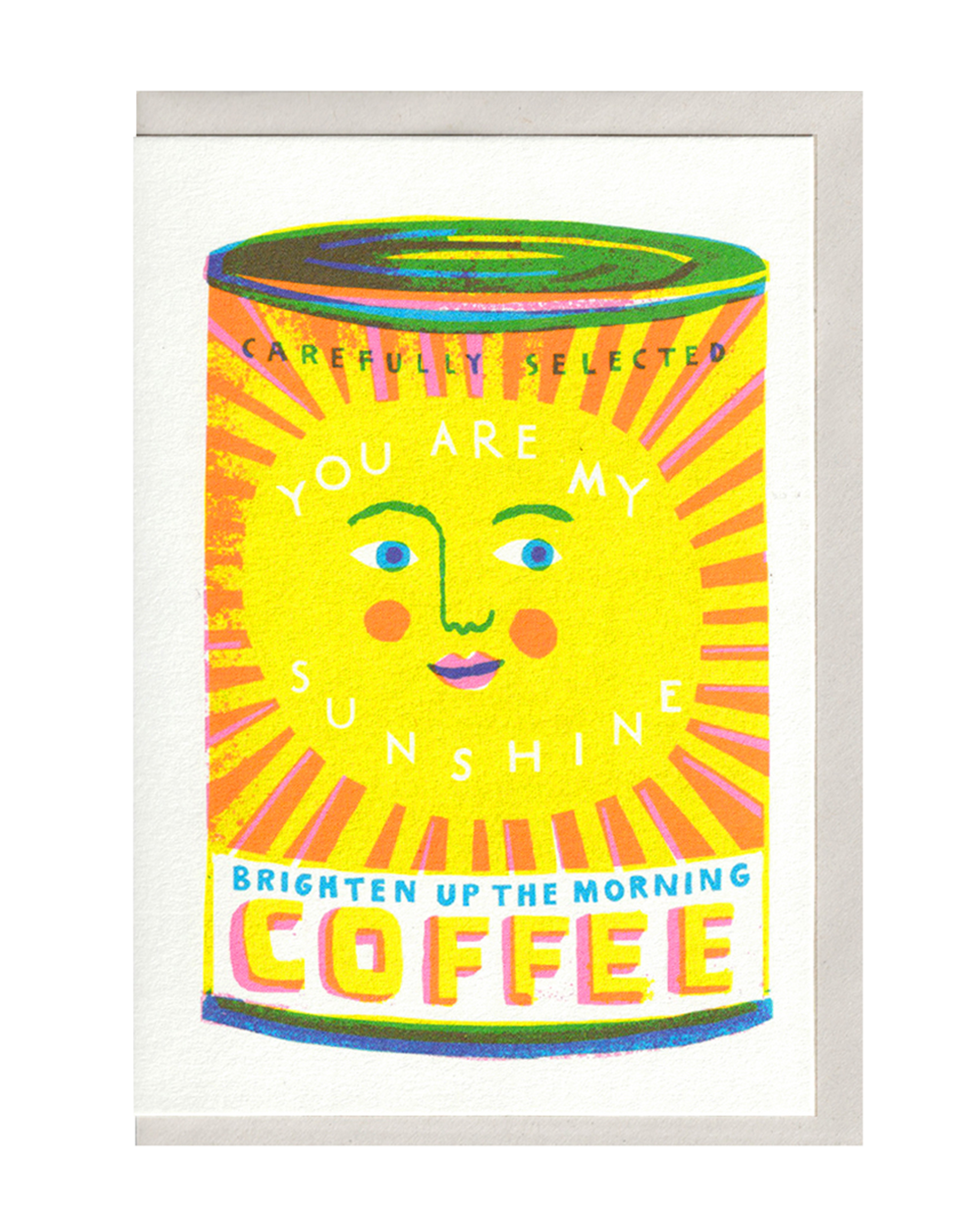 You Are My Sunshine Coffee Card