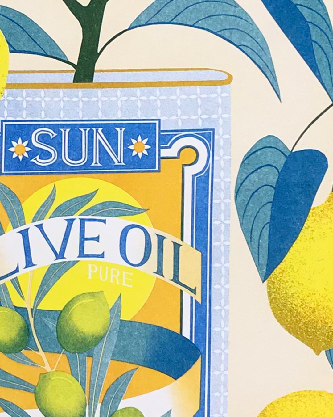 Lemon Tree Risograph print