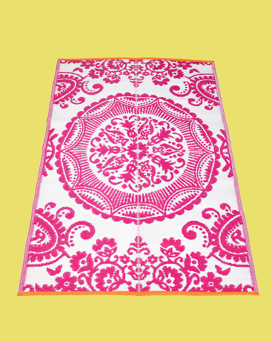 180x120cm Recycled Floor Mat, Pink