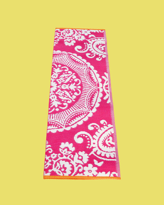 180x120cm Recycled Floor Mat, Pink