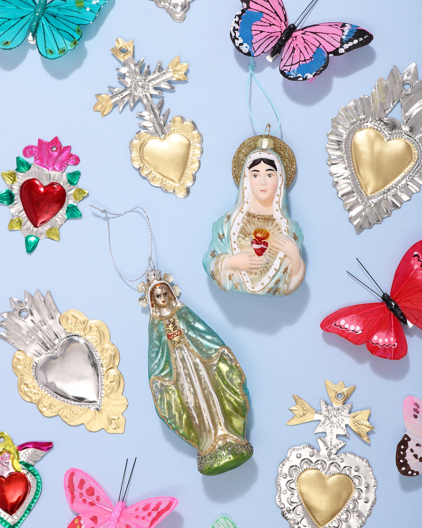 Sacred Heart Mary Ornament
