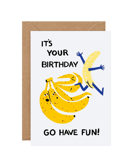Have Fun Banana Card
