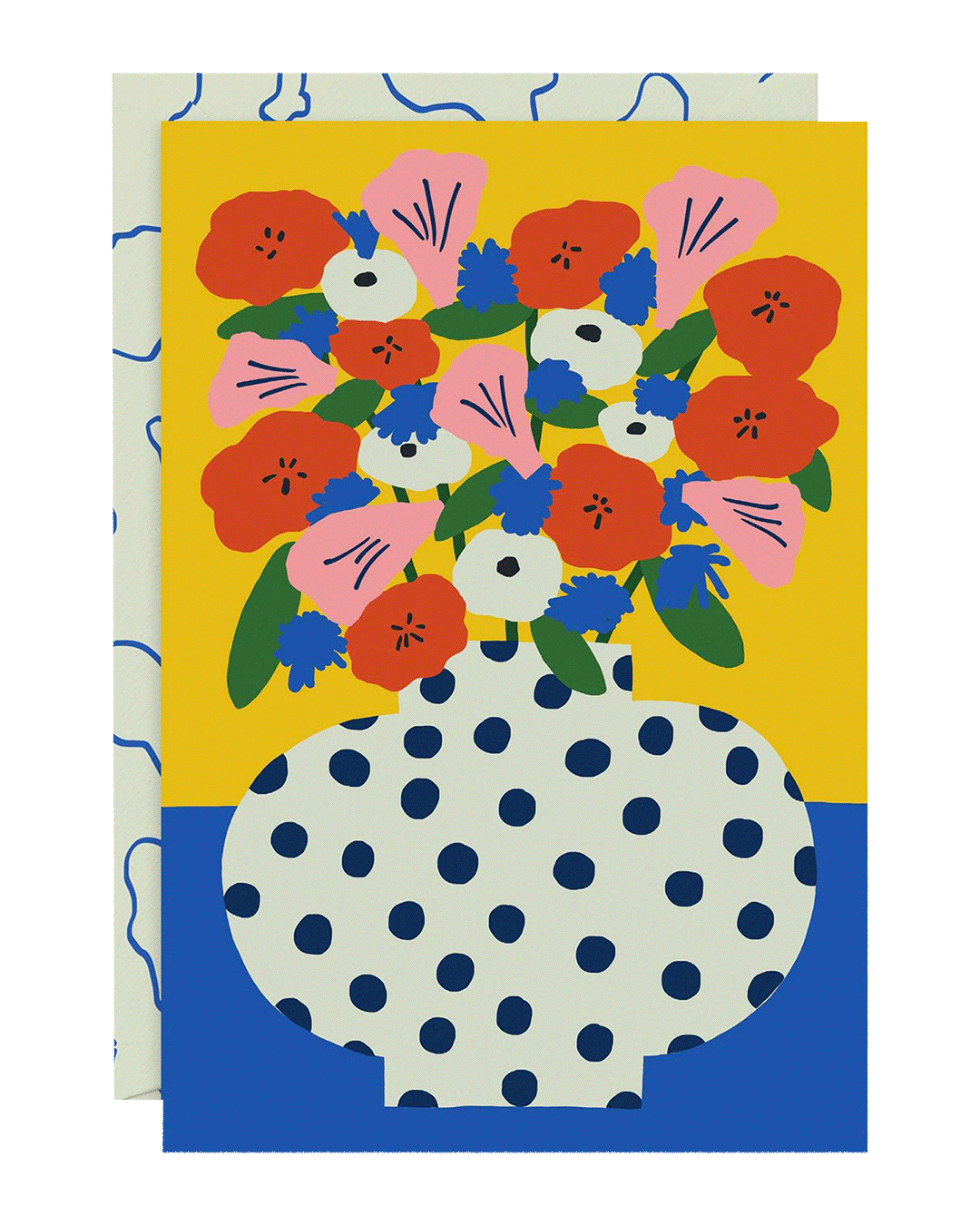 Vase Of Flowers Card